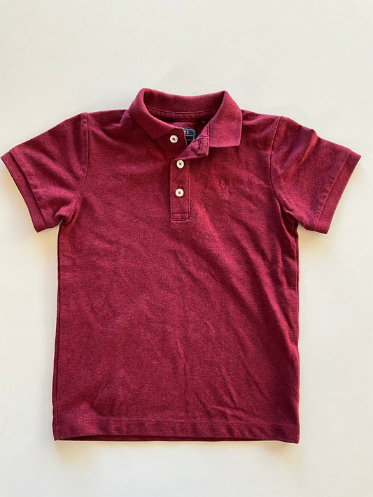 Burgundy Polo Tee