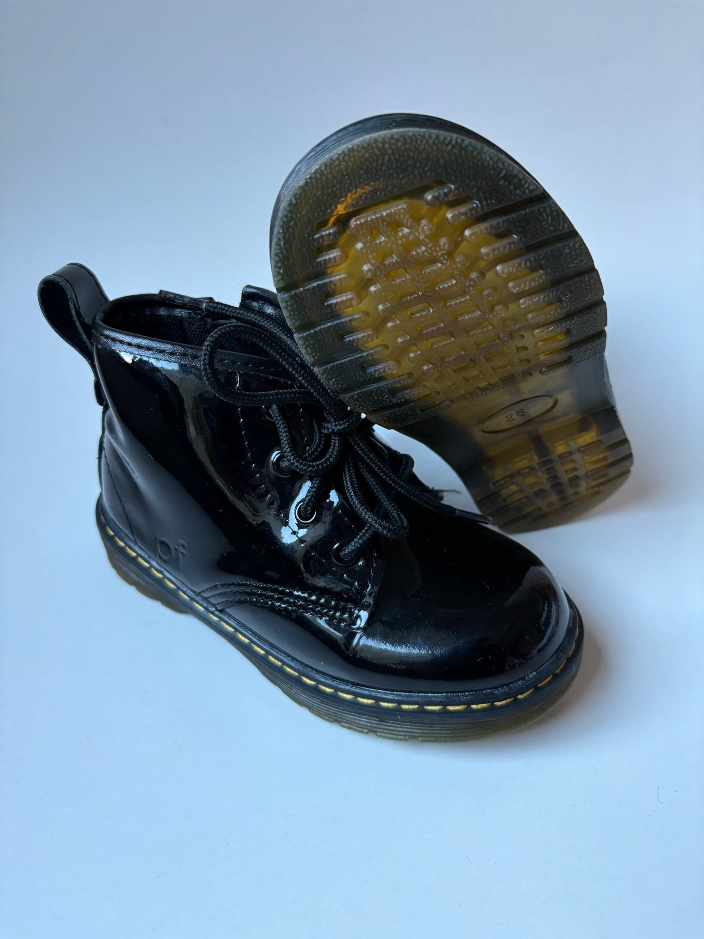 NWOT Black Patent Boots