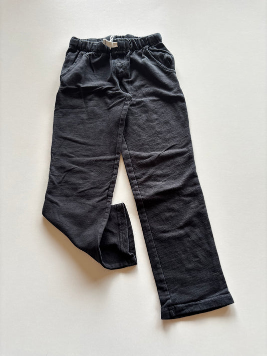 Black Pants with White Drawstring