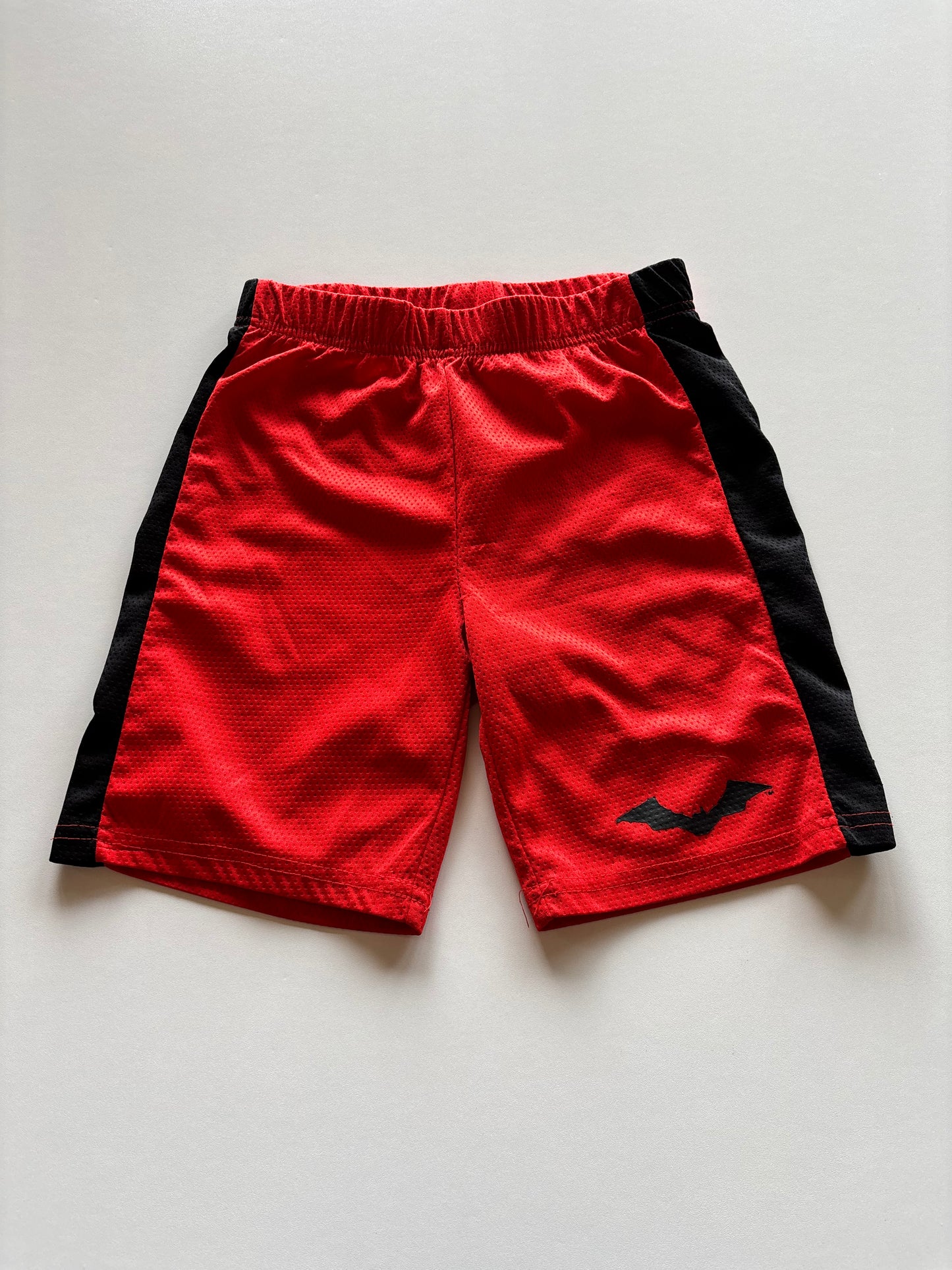 Red & Black Athletic Batman Shorts