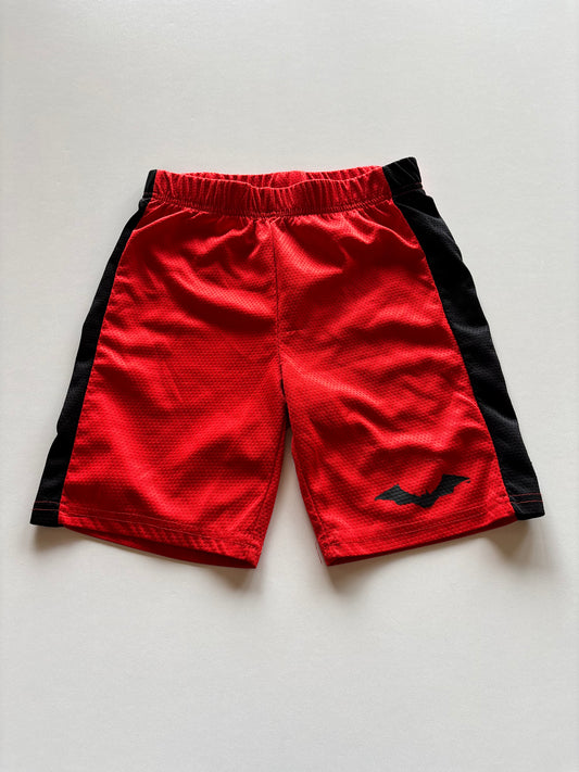 Red & Black Athletic Batman Shorts