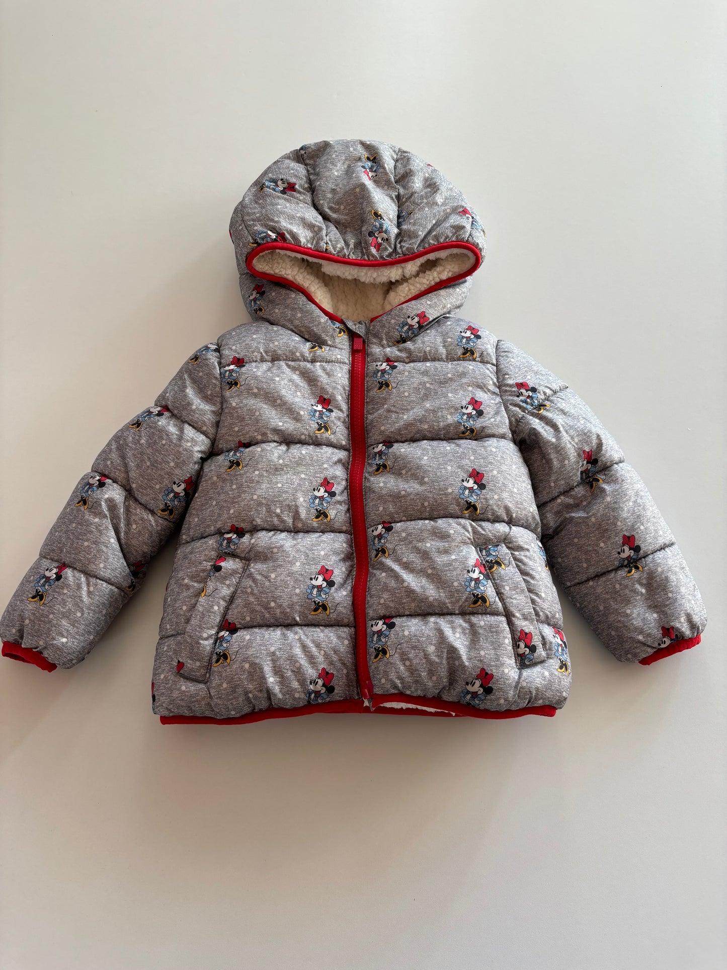Thick Minnie Mouse Puffer Jacket
