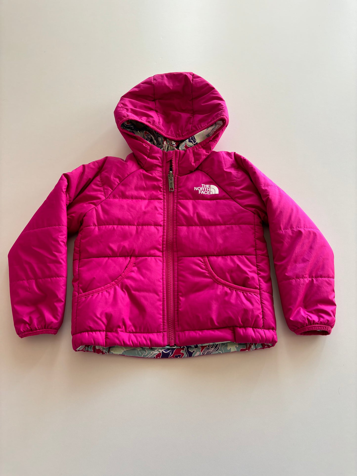 Pink & Swirls Reversible NF Jacket