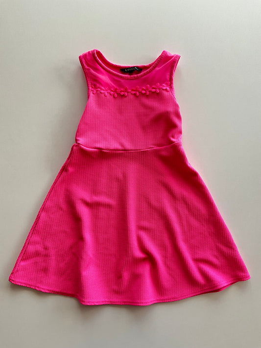 Pink Textured Dress