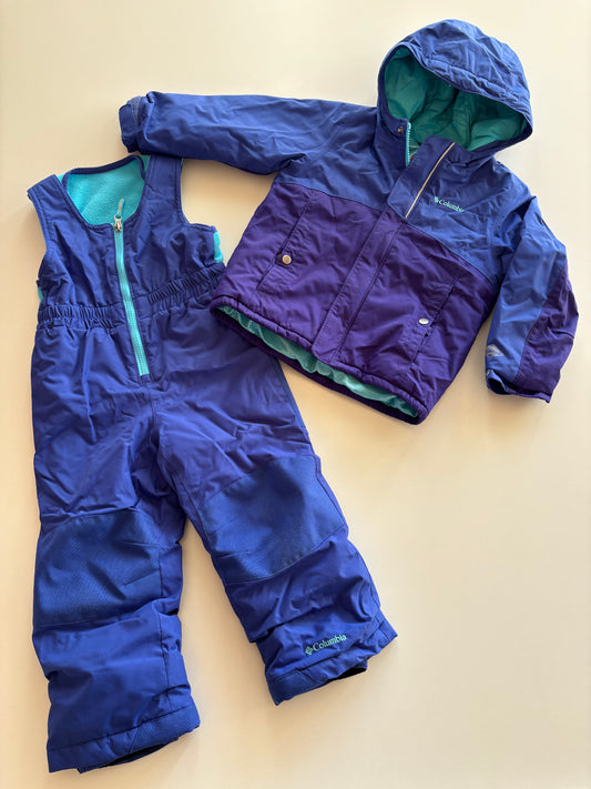 2pc Blue & Purple Columbia Snow Suit