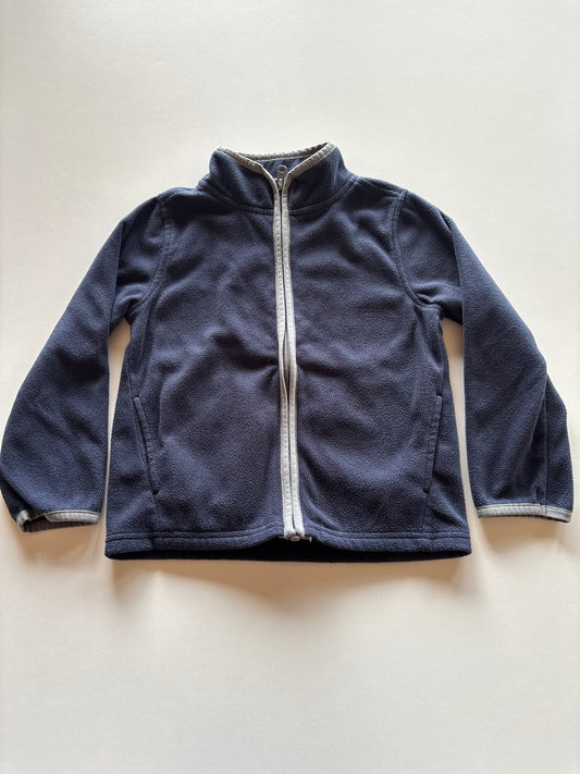 Navy Zip Up Fleece Jacket