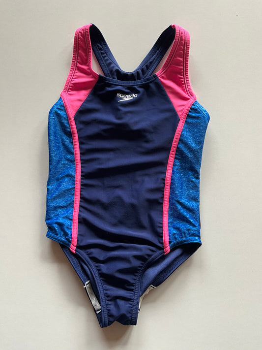 Blue & Pink Speedo Bathing Suit