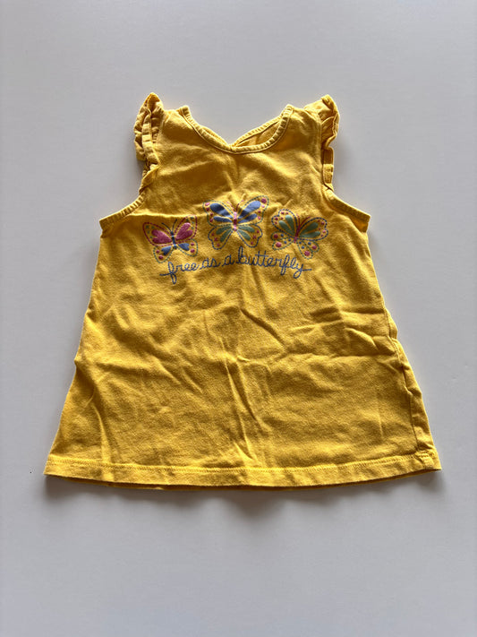 Yellow Butterfly Tank