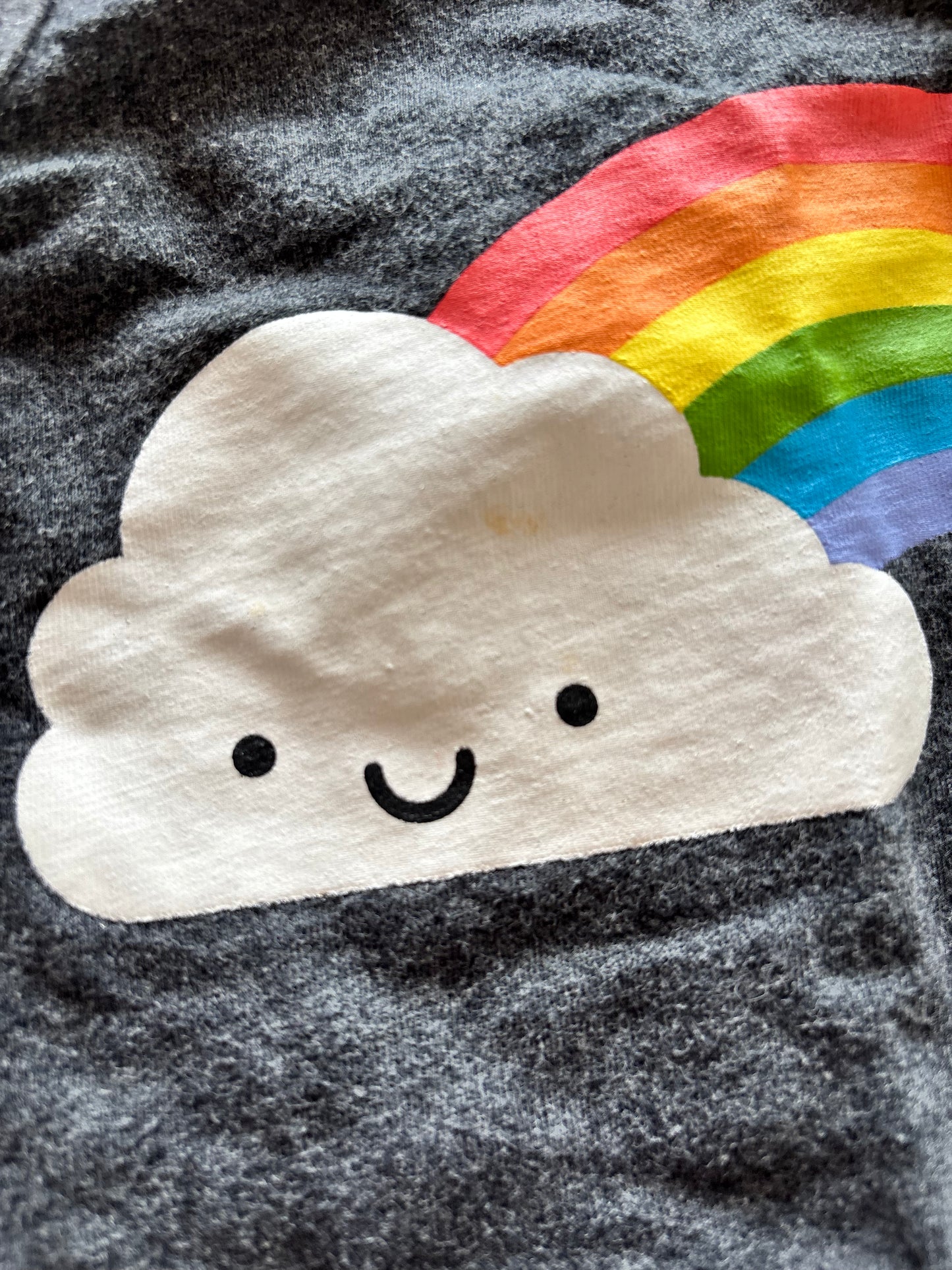 Charcoal Rainbow Kawaii Tank