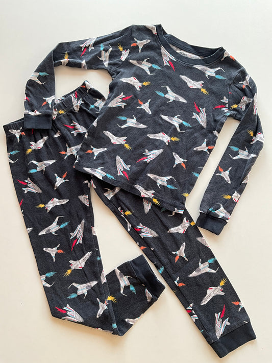 2pc Black Space Pajamas