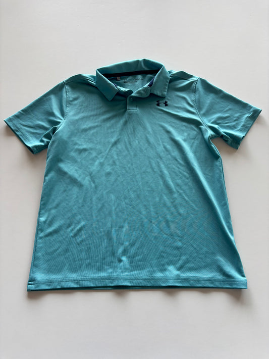 Light Blue UA Athletic Polo Tee