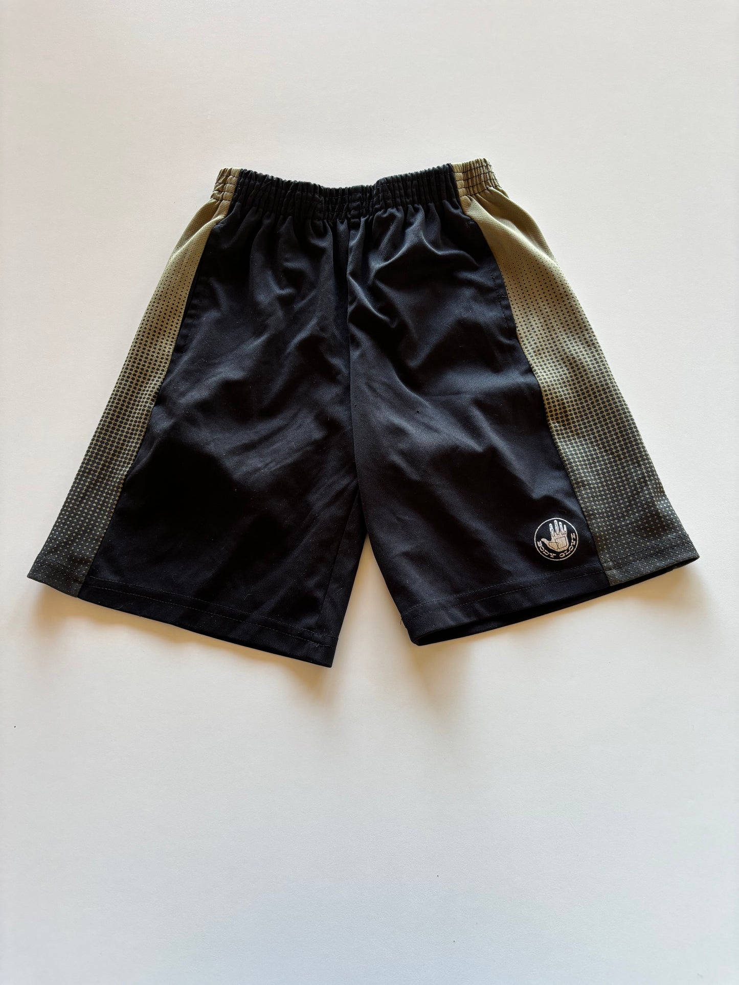 Black & Olive Athletic Shorts
