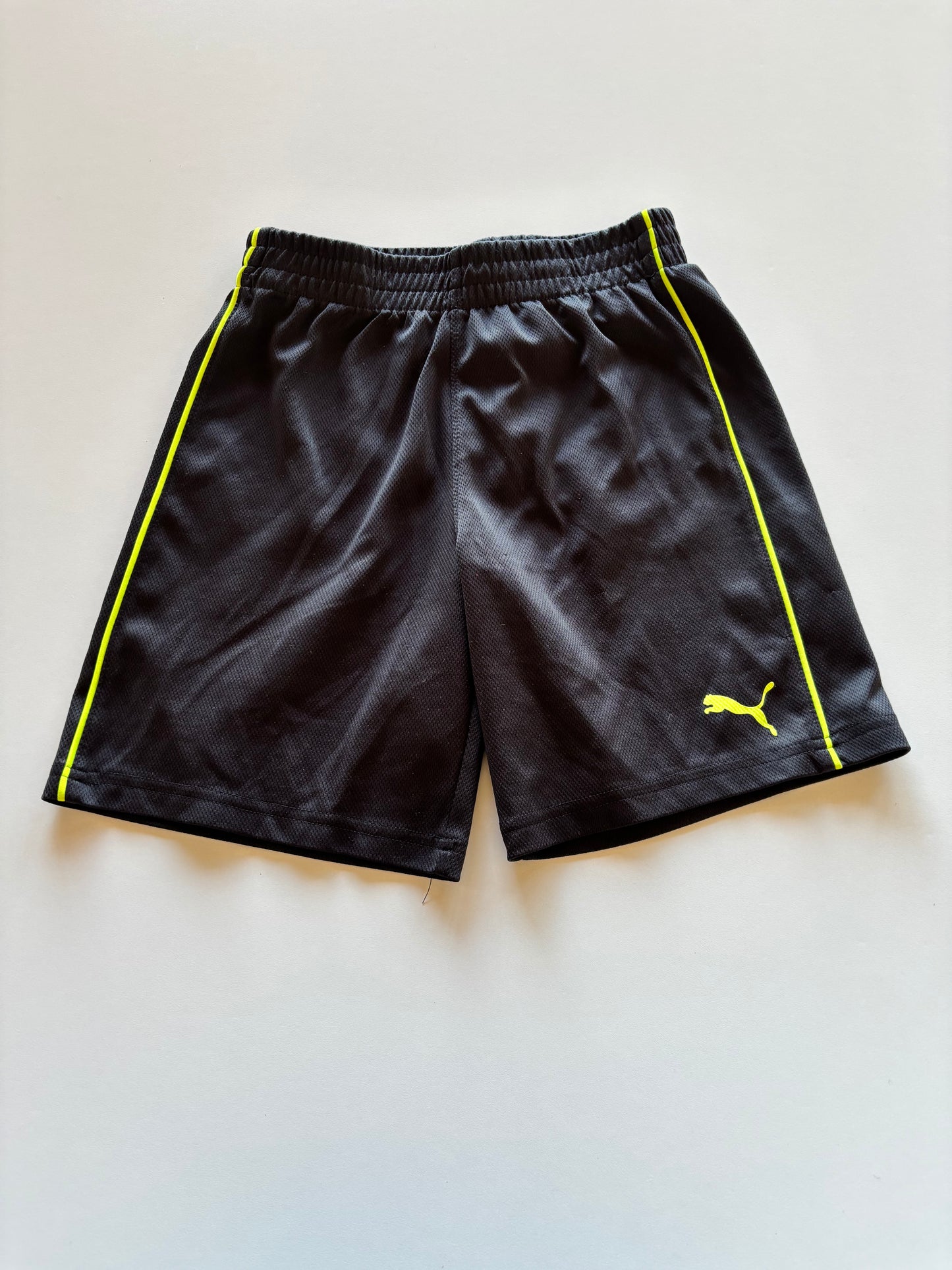 Black & Yellow Puma Athletic Shorts