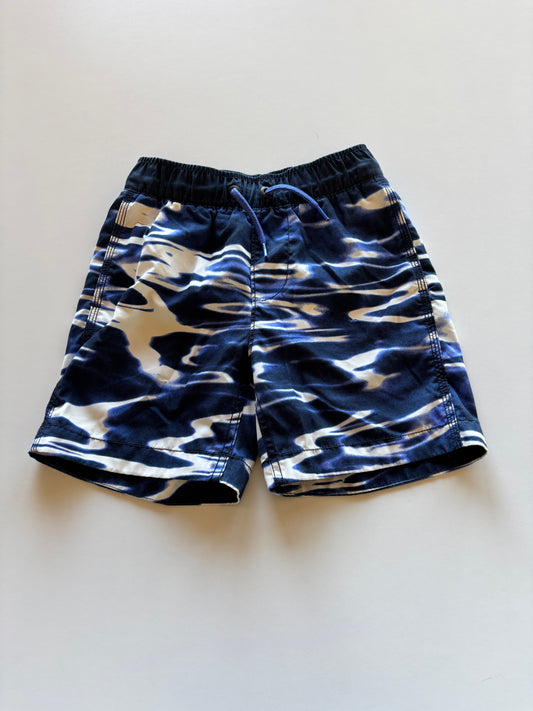 Blue Ripple Swim Shorts