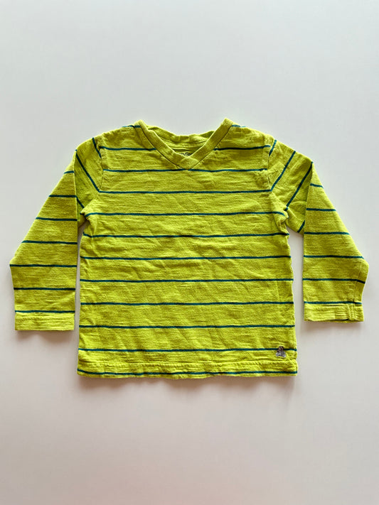 Striped Lime Green Shirt