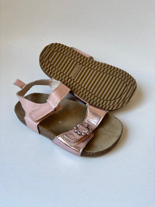 Metallic Pink Sandals