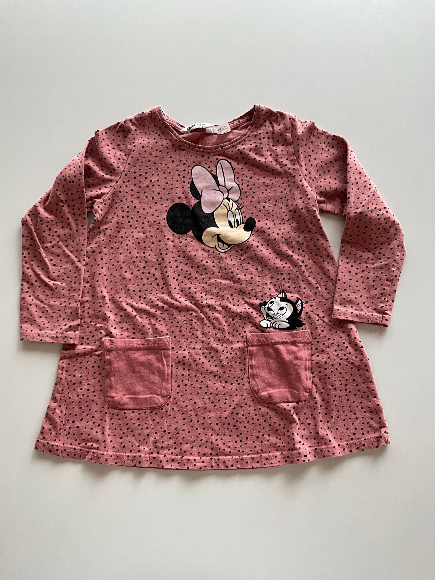 Dusty Pink Polka Dot Minnie Dress