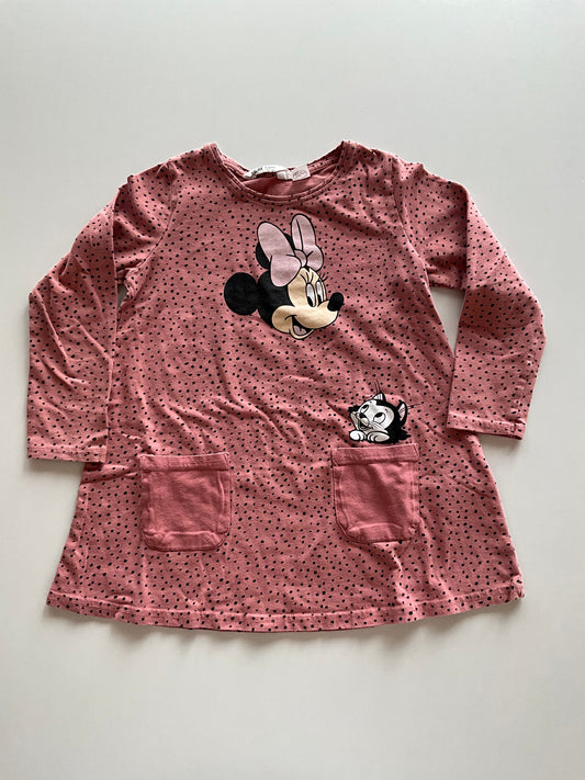 Dusty Pink Polka Dot Minnie Dress