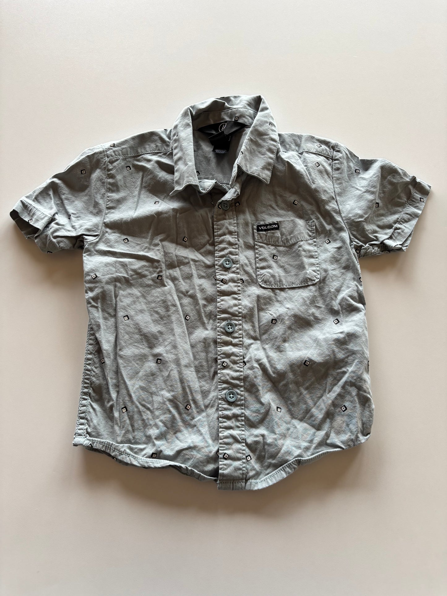 Blue Diamond Button Up Shirt