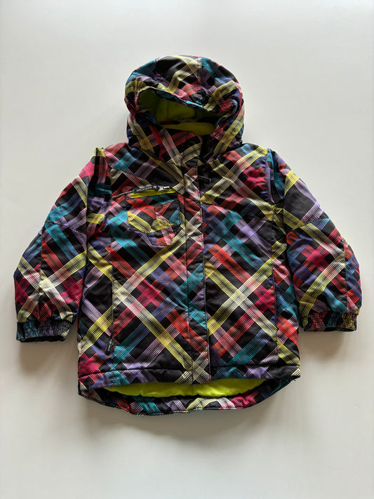 Rainbow Patterned Winter Jacket