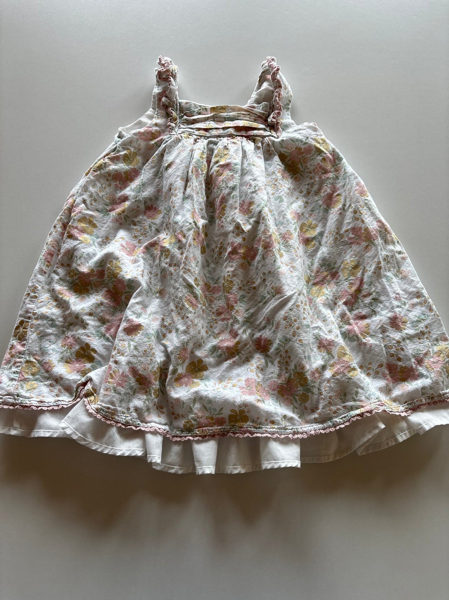 Textured Floral Dress