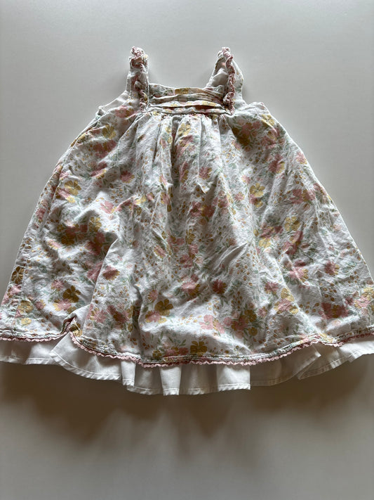 Textured Floral Dress