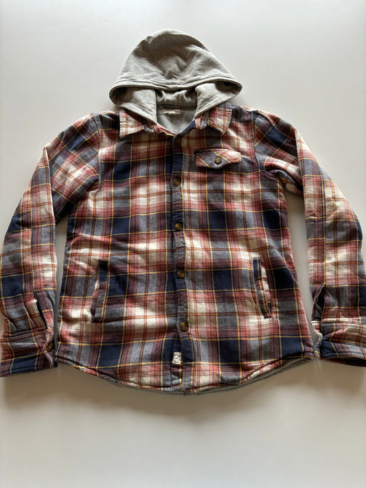 Plaid Hooded Shacket