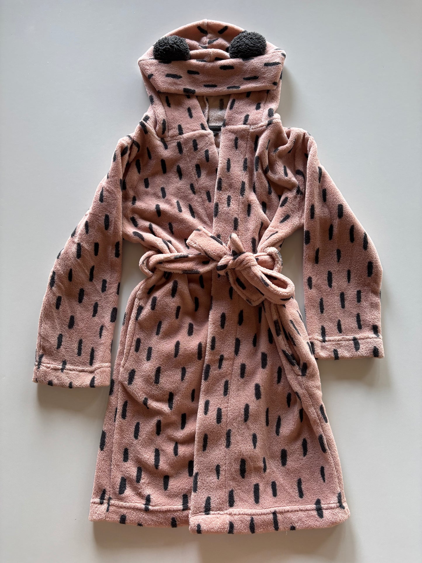 Pink Dotted House Robe