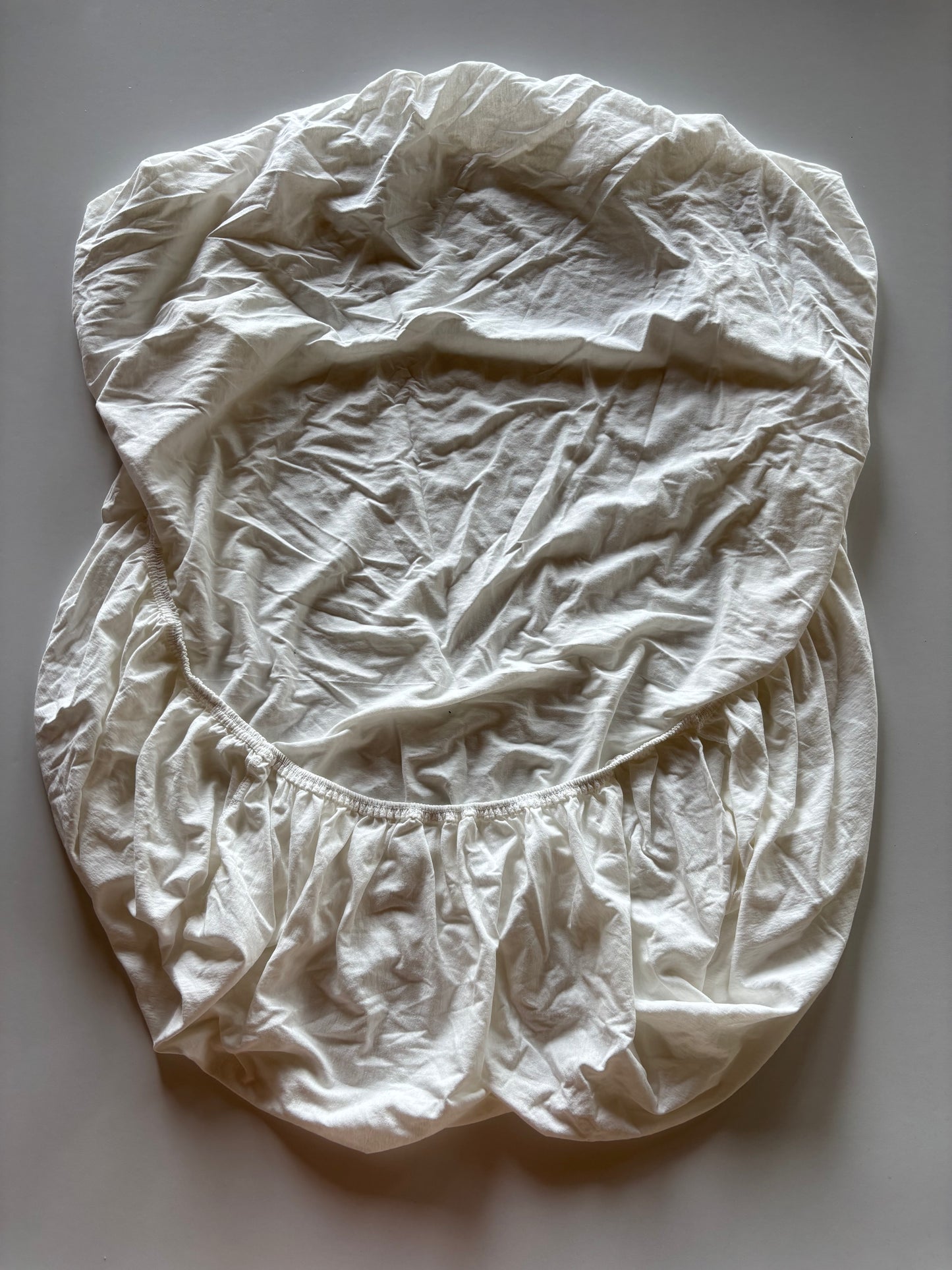 NWOT Off White Crib Sheet