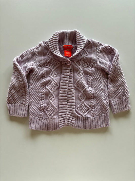 Lilac Knit Cardigan