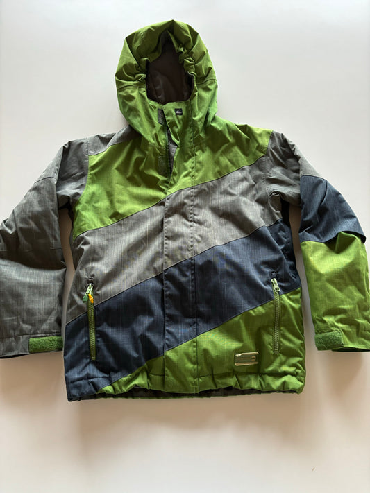 Green, Grey, & Navy Winter Jacket