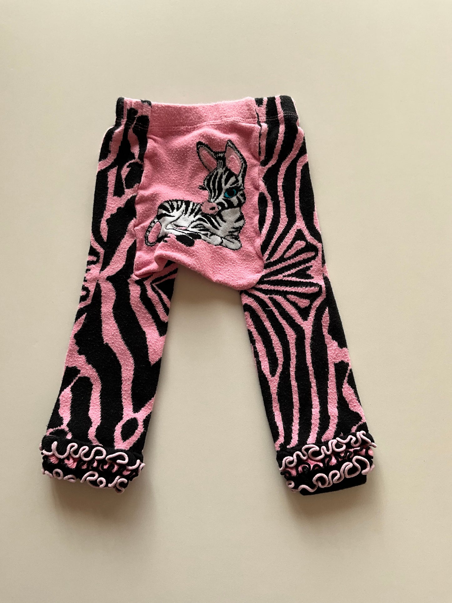 Pink Zebra Leggings