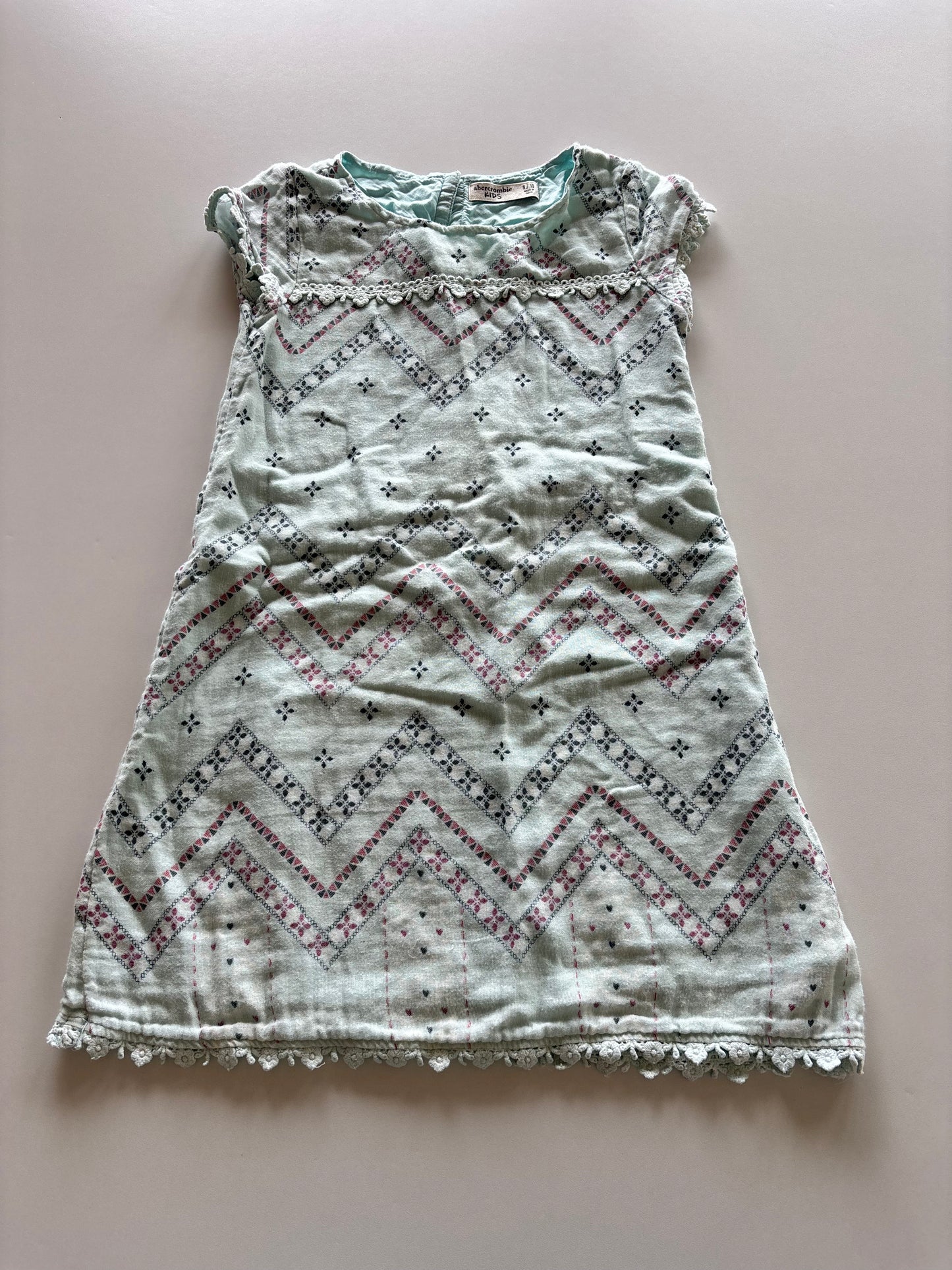 Mint Patterned Dress