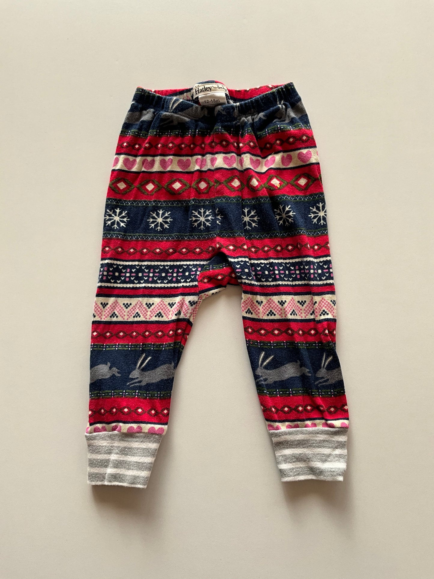 Winter Patterned Harem Joggers