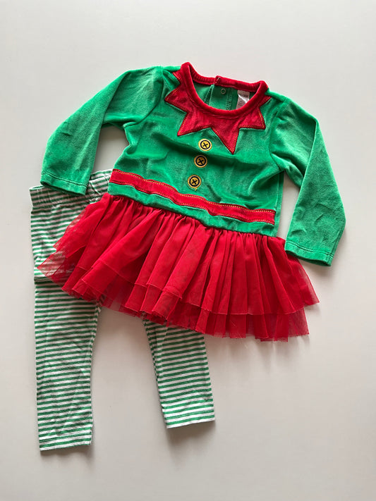 2pc Christmas Elf Outfit