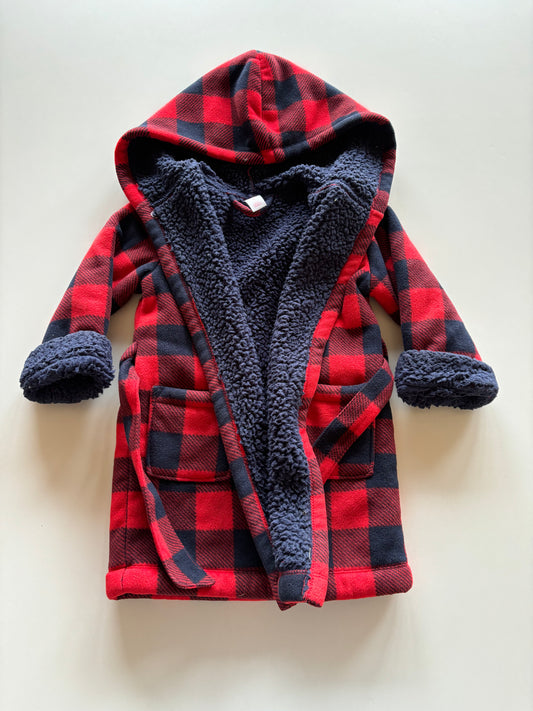 Red & Navy Plaid House Robe