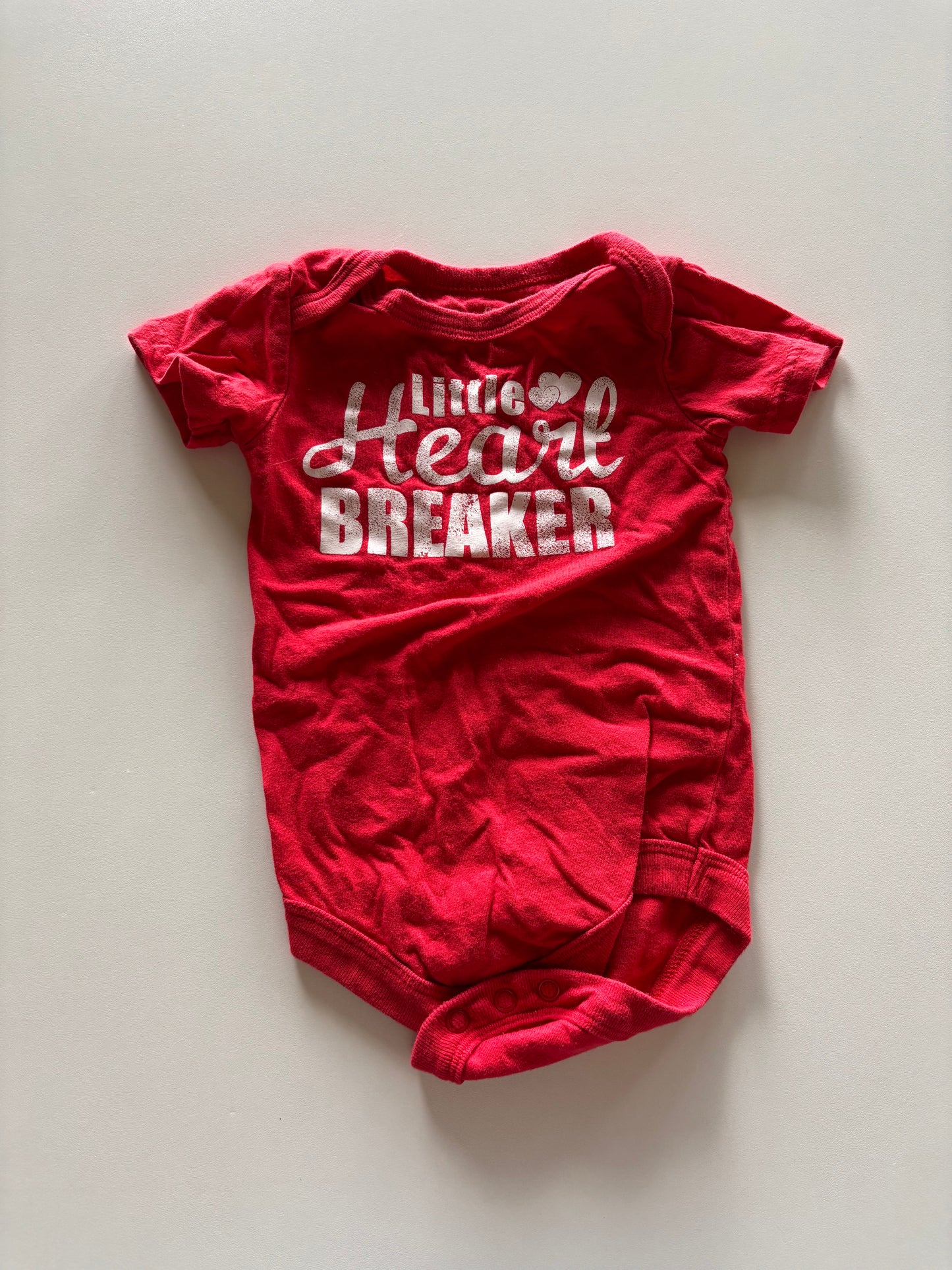Red Little Heartbreak Onesie