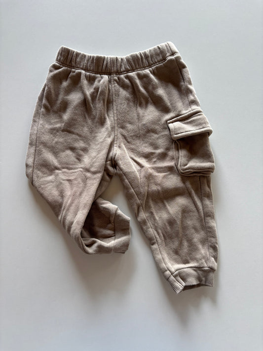 Sand Coloured Cargo Joggers