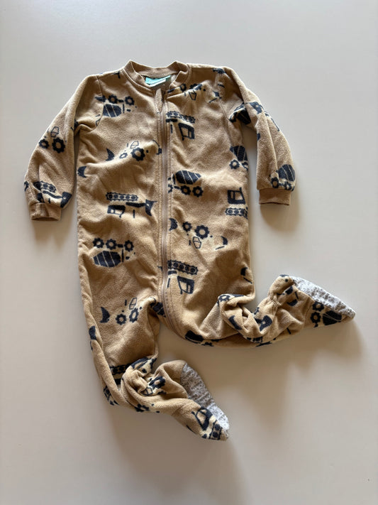 Fleece Brown Construction Sleeper