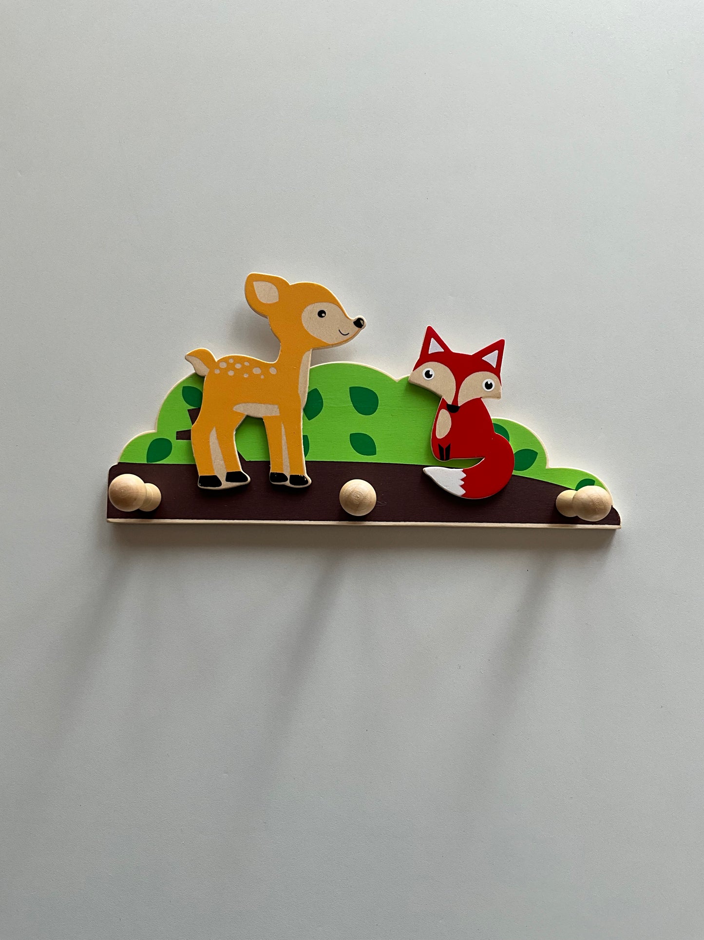 Deer & Fox Clothes Hooks