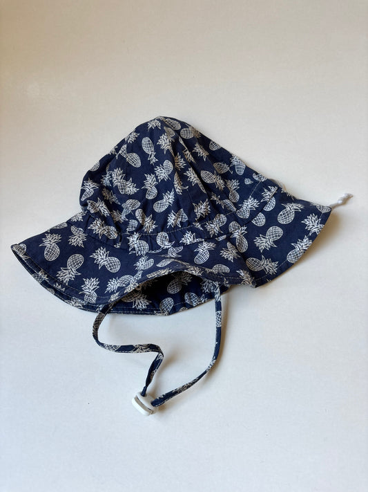 Navy Pineapple Sun Hat