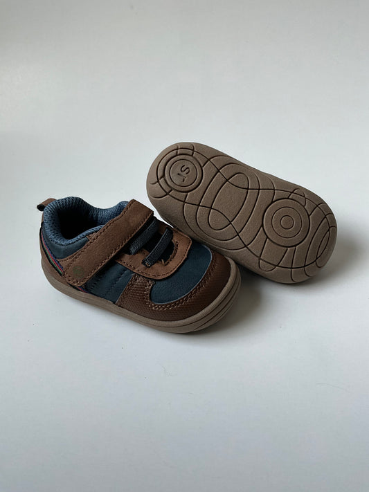 Blue & Brown Sneakers