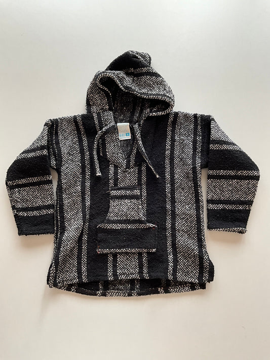Black & White Knit Hoodie