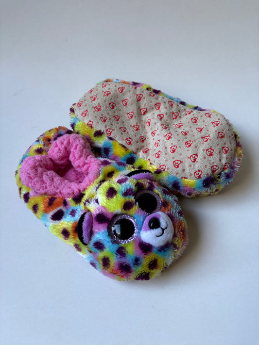Rainbow Leopard Slippers