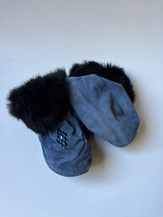 Navy Moccasins