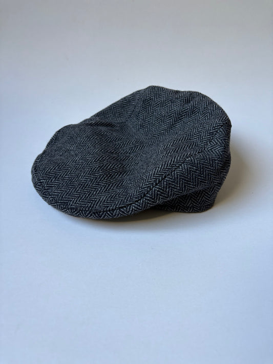 Herringbone Newsboy Cap