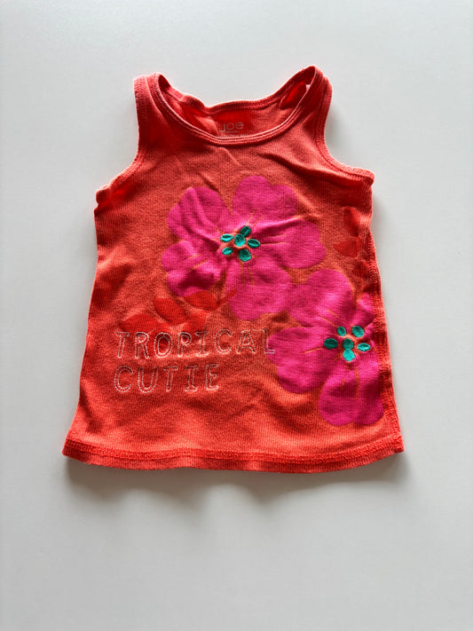 Orange Tropical Cutie Tank