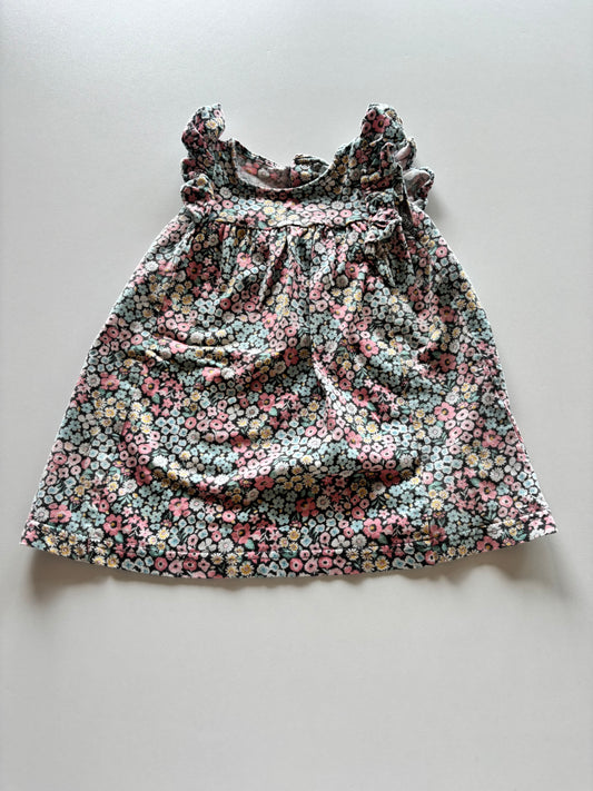 Charcoal Floral Dress