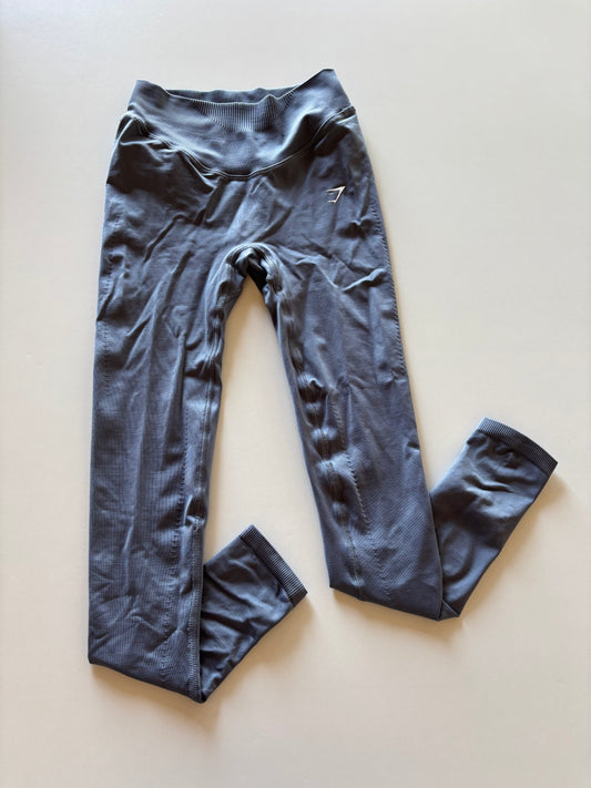Slate Blue Gym Shark Leggings