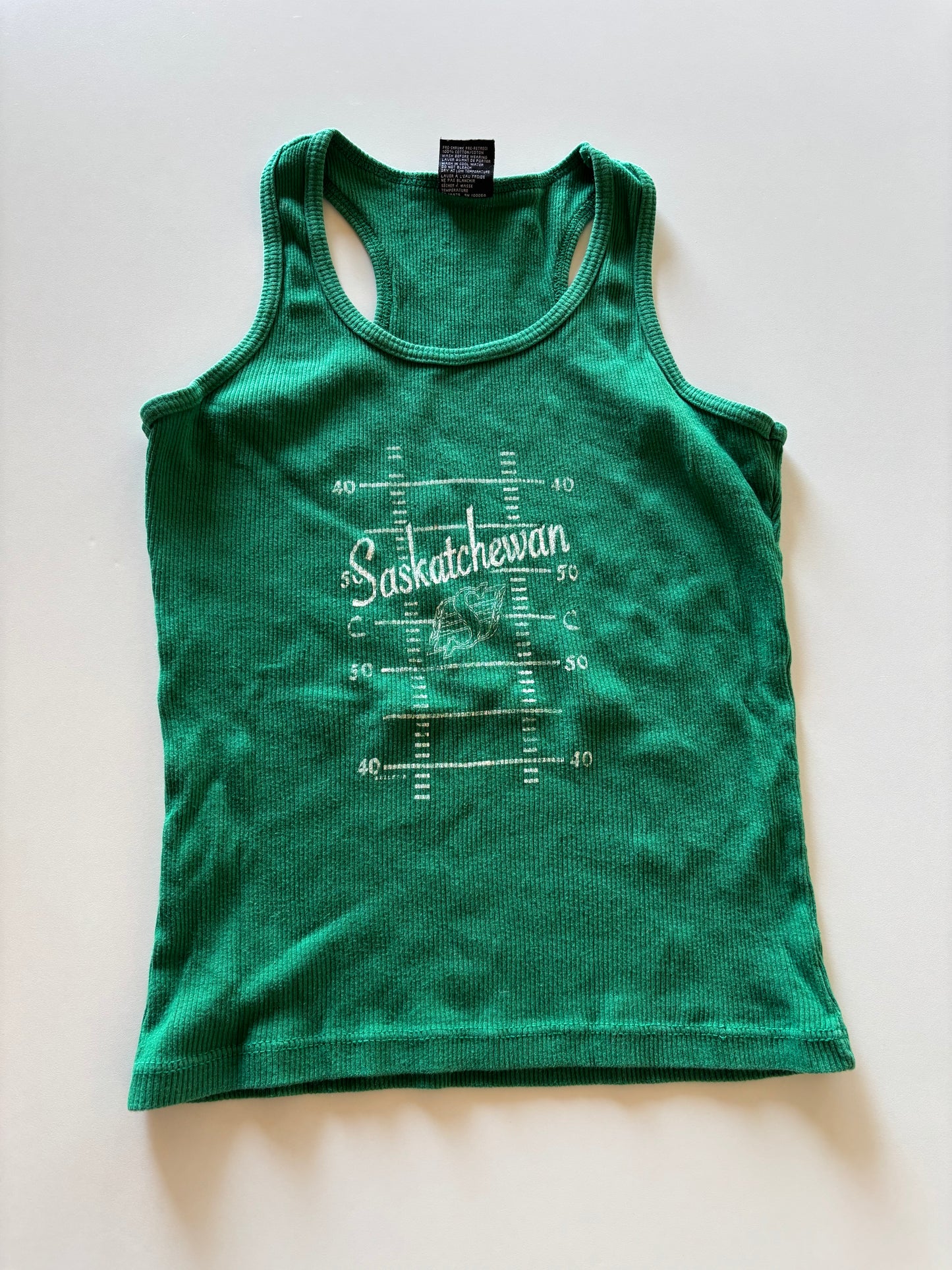 Sask Riders Ribbed Tank